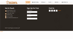 Desktop Screenshot of coralpropertykenya.com